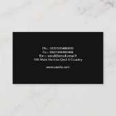 carte de visite de technologie (Dos)