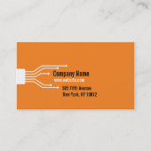 Carte de visite de technologie (Devant)