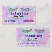 Carte de visite de technologie couleur Lash (Devant / Derrière)