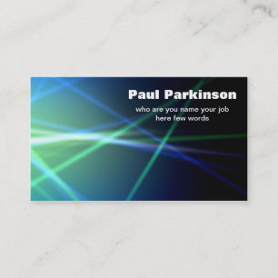 carte de visite de technologie de l'électricité 