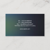 carte de visite de technologie de l'électricité de (Dos)