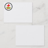 Carte de visite de Templar Commandery de (Devant / Derrière)