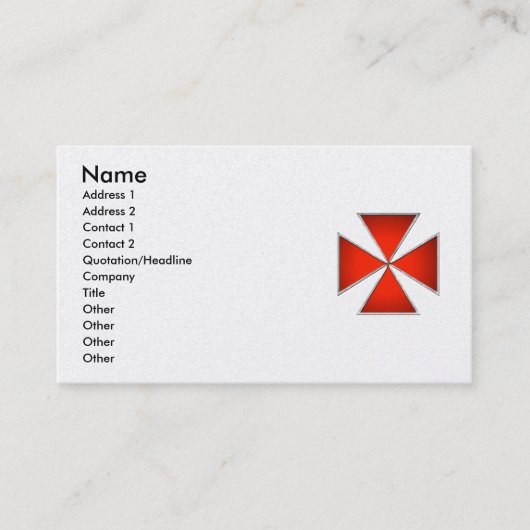 Carte de visite de Templar Pattee (Devant)