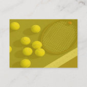 Carte de visite de tennis (Dos)