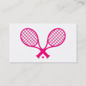 Carte de visite de tennis (Dos)