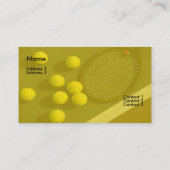 Carte de visite de tennis (Dos)