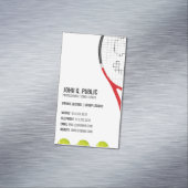 Carte de visite de tennis Coach Magnets (In Situ)