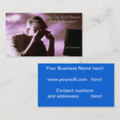 Carte de visite de tenue de livres (Devant / Derrière)