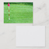 Carte de visite de terrain de golf (Devant / Derrière)