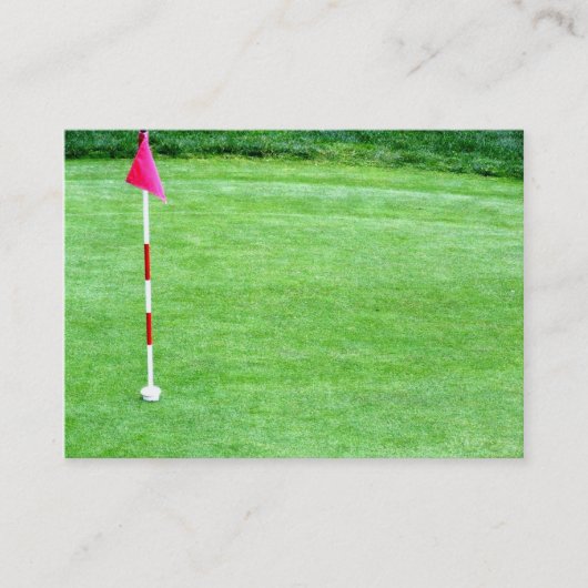 Carte de visite de terrain de golf (Devant)