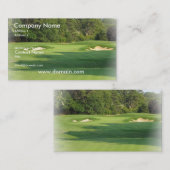 Carte de visite de terrain de golf (Devant / Derrière)