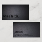 Carte de visite de test de jeu Black Out professio (Devant / Derrière)