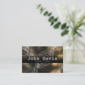 Carte de visite de test génétique (Debout devant)