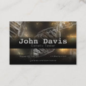 Carte de visite de test génétique (Dos)