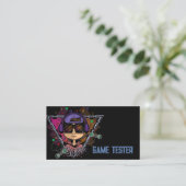 Carte de visite de testeur de jeux (Debout devant)