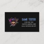 Carte de visite de testeur de jeux (Dos)