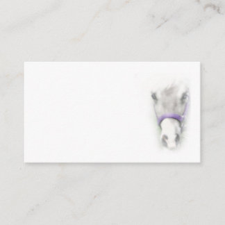 Carte de visite de tête de cheval