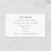 Carte de visite de Teups Pile Pastel (Dos)