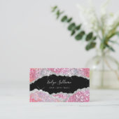 Carte de visite de texture de parties scintillant (Debout devant)