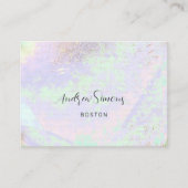 Carte de visite de texture de pierre optique (Devant)