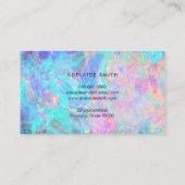 carte de visite de texture de pierre optique (Dos)