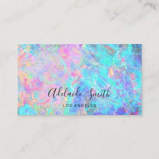 carte de visite de texture de pierre optique (Devant)