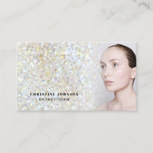 carte de visite de texture faux parties scintillan