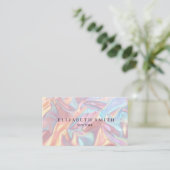 Carte de visite de texture holographique (Debout devant)