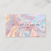 Carte de visite de texture holographique (Devant)