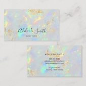 carte de visite de texture opale (Devant / Derrière)