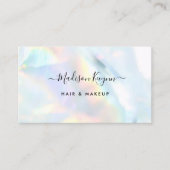 Carte de visite de texture opale de pierre de néon (Devant)