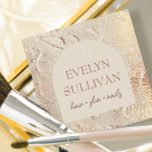 Carte de visite de texture or