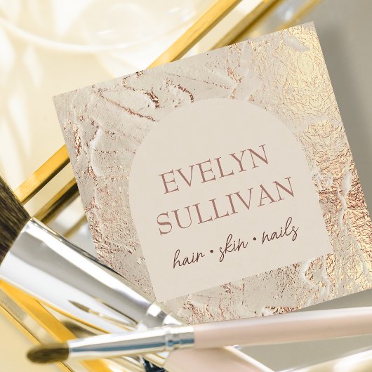 Carte de visite de texture or