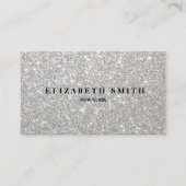 Carte de visite de texture Parties scintillant arg (Devant)
