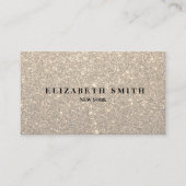 Carte de visite de texture Parties scintillant or (Devant)