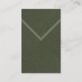 Carte de visite de texture vert Moss personnalisé (Devant)
