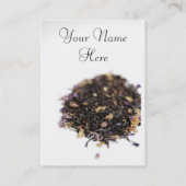 Carte de visite de thé de Loosleaf (Dos)