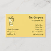 Carte de visite de thé glacé (Devant)