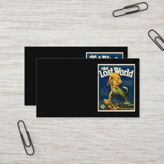 Carte de visite de The Lost World (Devant/Arrière en situation)