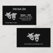 Carte de visite de théâtre (Devant / Derrière)