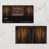 Carte de visite de théâtre (Devant / Derrière)