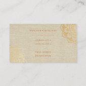 Carte de visite de thème de mandala (Dos)