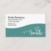 Carte de visite de thème dentaire (Devant)