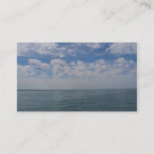 Carte de visite de thème d'océan (Dos)