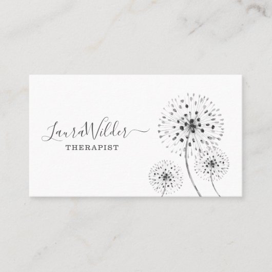 Carte de visite de thérapeute (Devant)