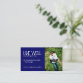 Carte de visite de thérapeute (Debout devant)