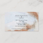 Carte de visite de thérapeute Abstrait (Dos)