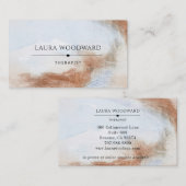 Carte de visite de thérapeute Abstrait (Devant / Derrière)