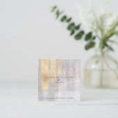 Carte de visite de thérapeute Abstrait de l'aquare (Debout devant)