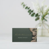 Carte de visite de thérapeute de massage (Debout devant)